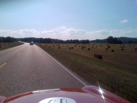 Natchez Trace hay field